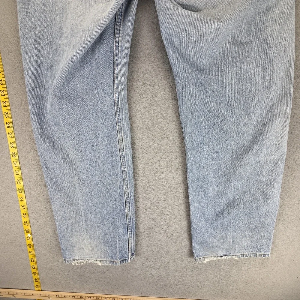 Vintage Levis 501 Jeans‎ Mens Blue Light Wash Straight Button Fly USA Fits 36x28